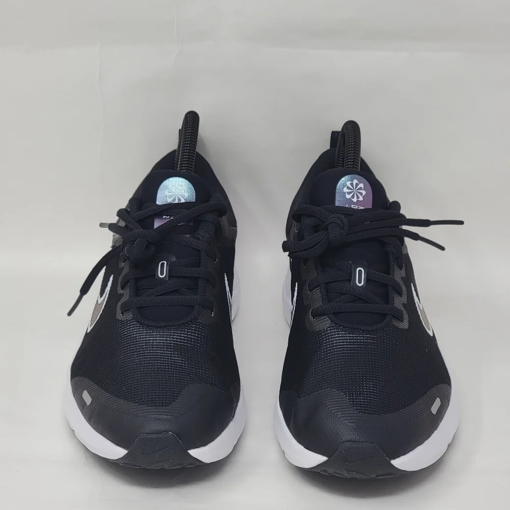 Nike Youth Size 6Y Downshifter 12 Running Shoes DM4194-003 Black White New